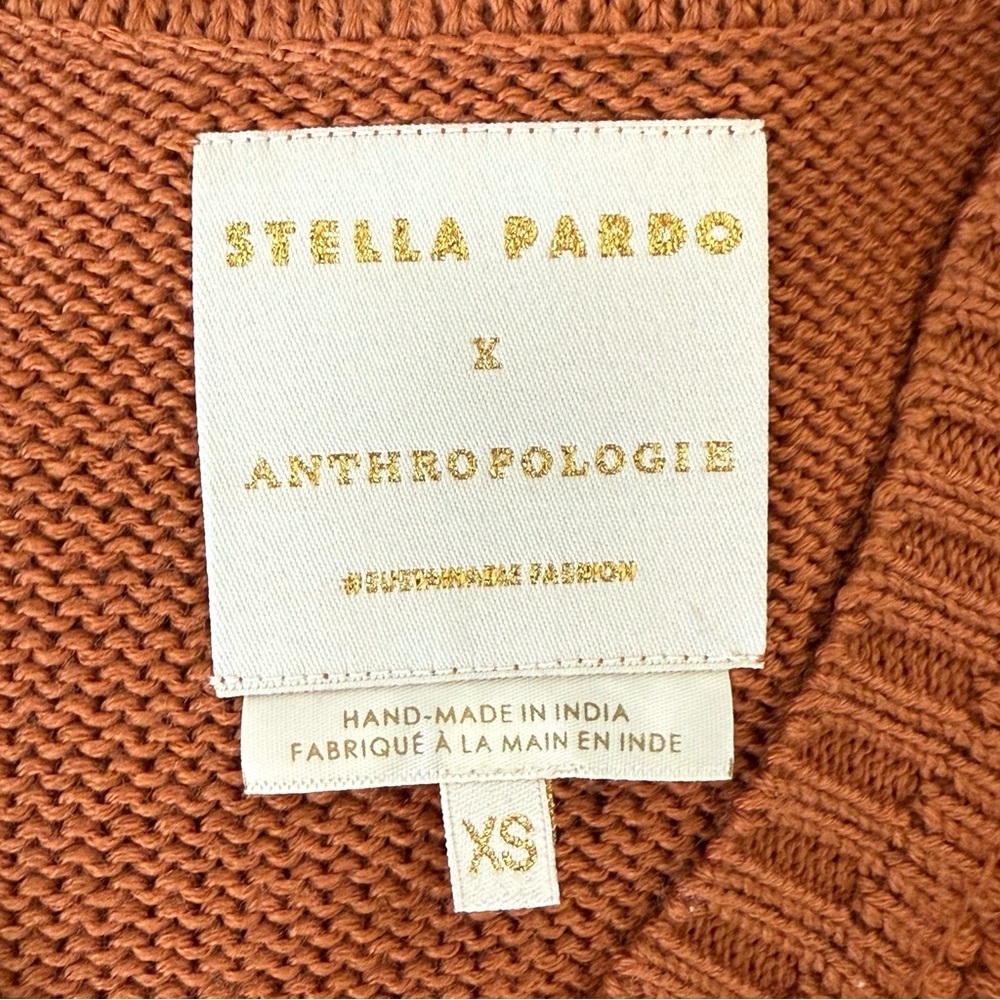 STELLA PARDO x ANTHROPOLOGIE CROCHET WOOL VEST - Picture 5 of 10